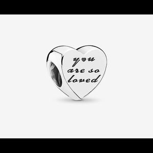 Pandora you are so loved charm